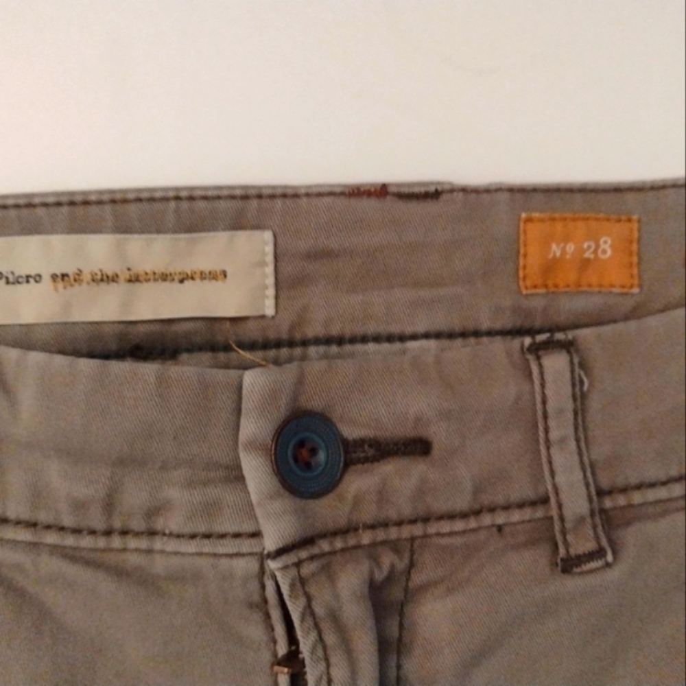 Anthropologie, Pilcro and the Letterpress, Khaki Tan Jean Shorts - Picture 3 of 6